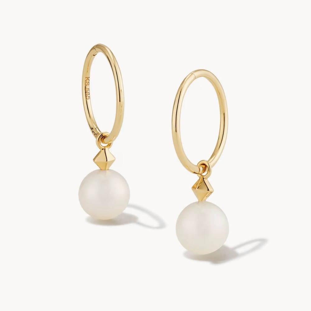Kendra Scott Fine Jewelry Hadleigh 14K Yellow Gold Huggie Earrings